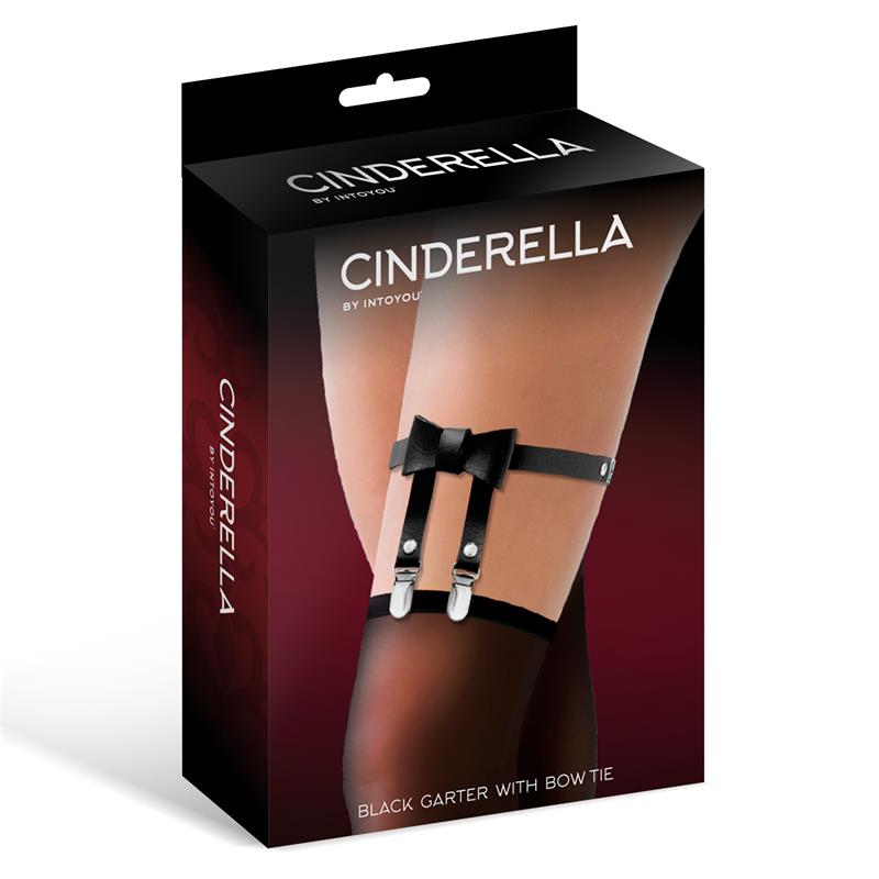 CINDERELLA Liga con Lazo Cuero Vegano Talla Única