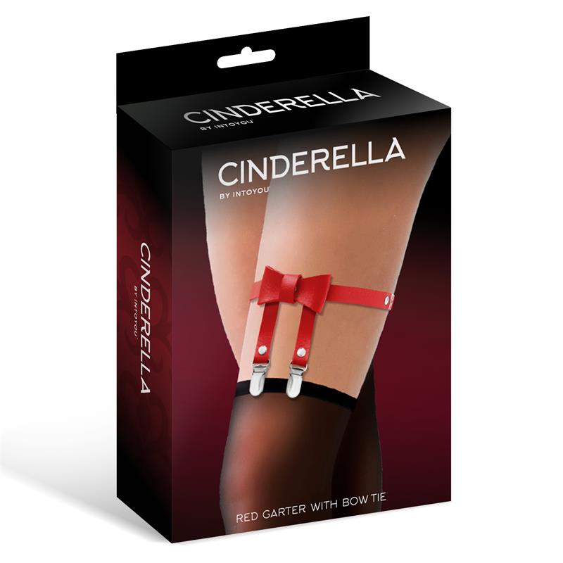 CINDERELLA Liga con Lazo Cuero Vegano Talla Única