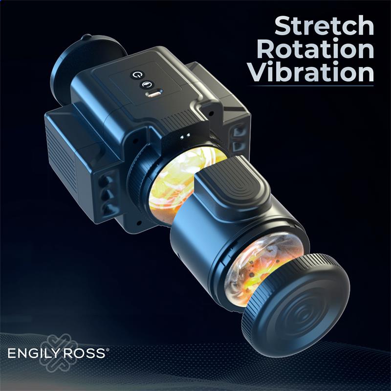 ENGILY ROSS Cumera Masturbador de Cámara con Rotación y Thrusting