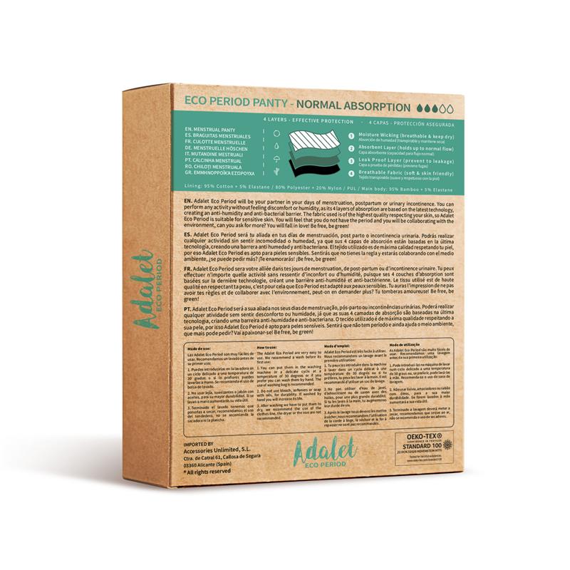 ADALET ECO PERIOD Flora Braguita Menstrual Normal