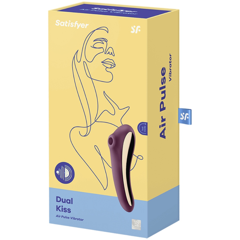 SATISFYER - DUAL KISS ESTIMULADOR CLITORIS