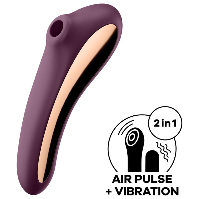 SATISFYER - DUAL KISS ESTIMULADOR CLITORIS