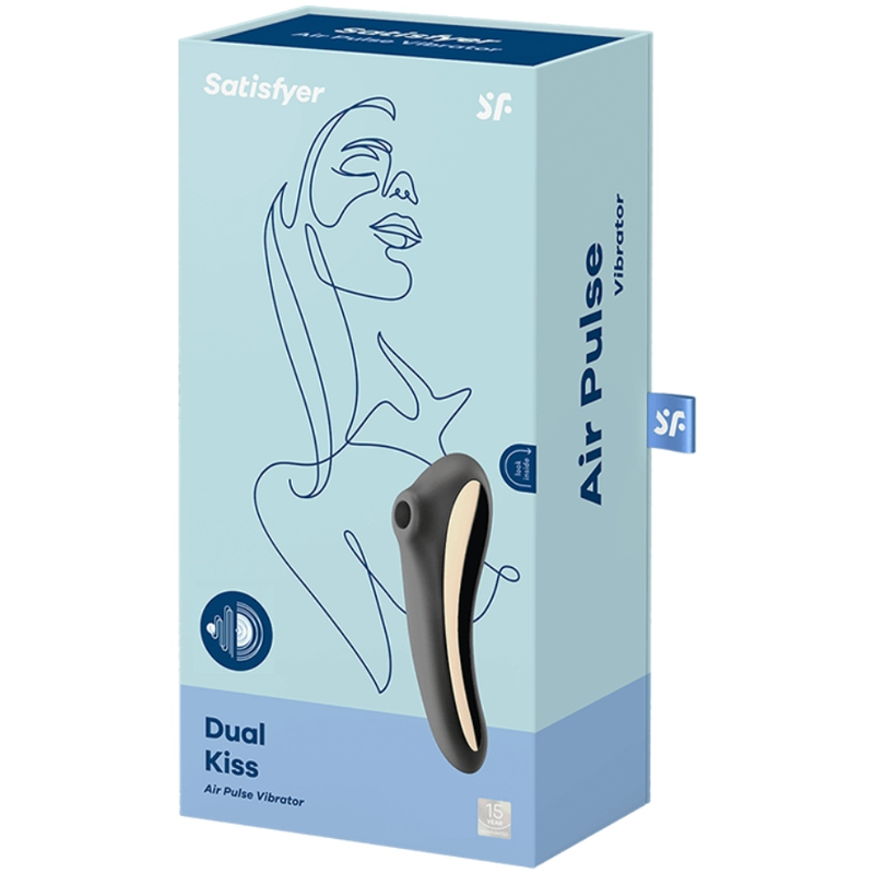 SATISFYER - DUAL KISS ESTIMULADOR CLITORIS