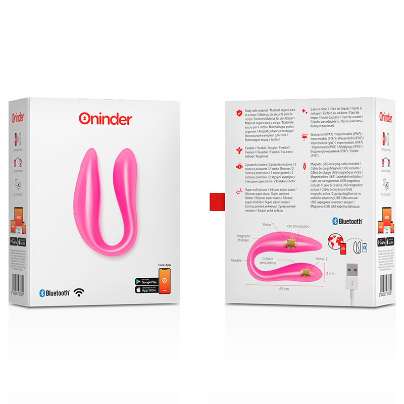 ONINDER - LISBOA ESTIMULADOR PUNTO G & CLÍTORIS - APP GRATUITA