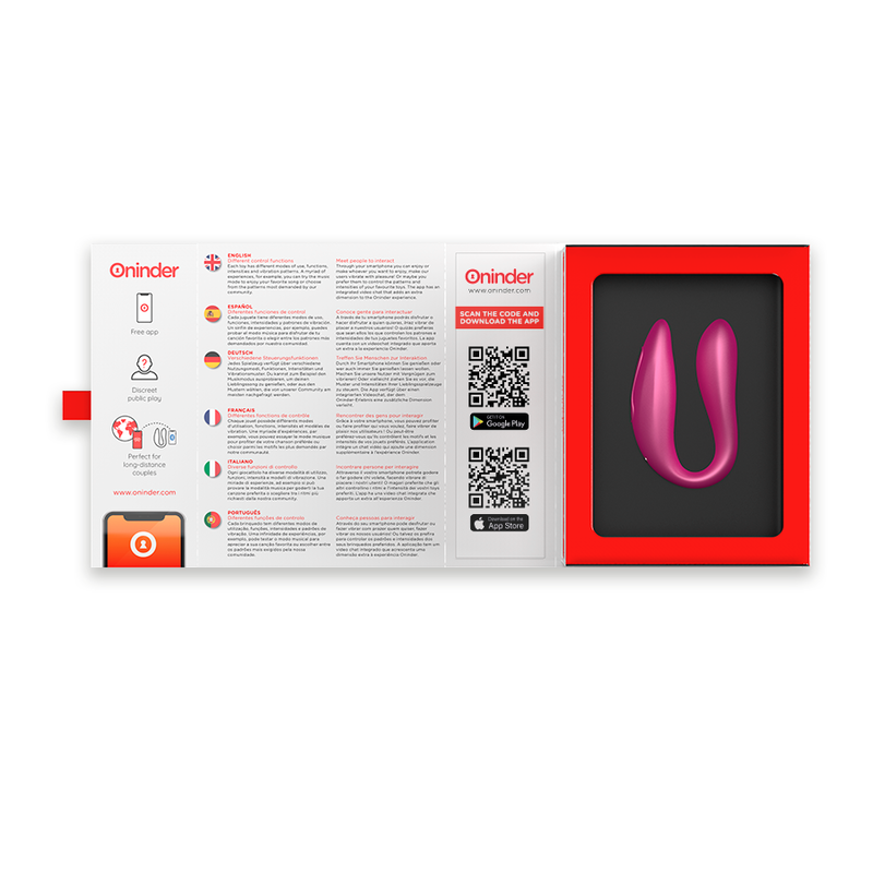 ONINDER - LISBOA ESTIMULADOR PUNTO G & CLÍTORIS - APP GRATUITA