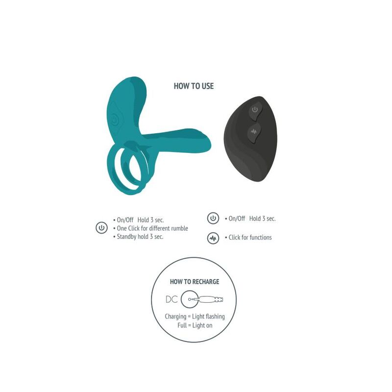 XOCOON - ANILLO VIBRADOR PARA PAREJAS