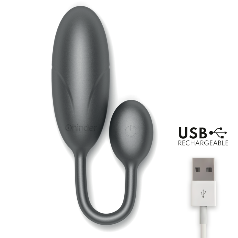 ONINDER - DENVER HUEVO VIBRADOR 7 X 2.7 CM - APP GRATUITA