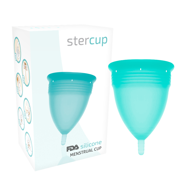 STERCUP - COPA MENSTRUAL FDA SILICONA - TALLA L