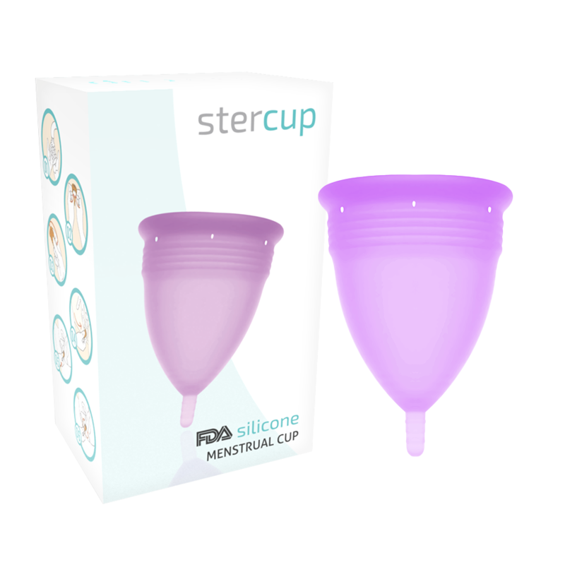 STERCUP - COPA MENSTRUAL FDA SILICONA - TALLA L