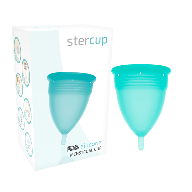 STERCUP - COPA MENSTRUAL FDA SILICONA - TALLA S