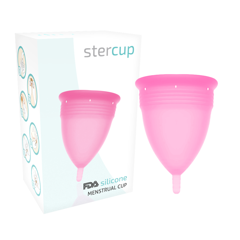 STERCUP - COPA MENSTRUAL FDA SILICONA - TALLA L