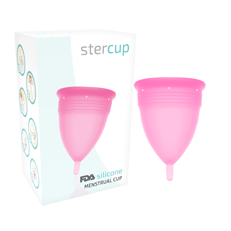 STERCUP - COPA MENSTRUAL FDA SILICONA - TALLA S