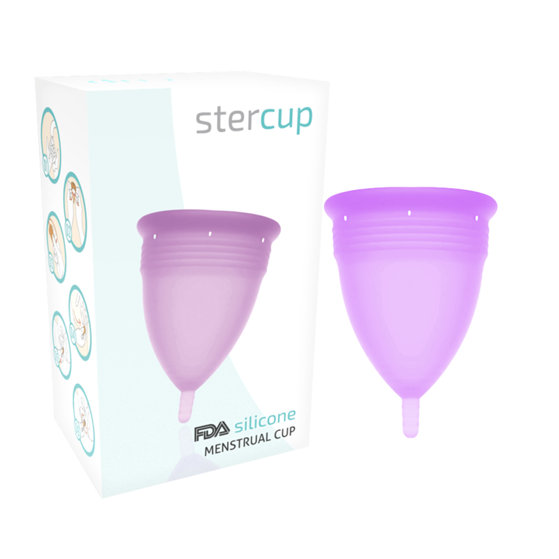 STERCUP - COPA MENSTRUAL FDA SILICONA - TALLA S