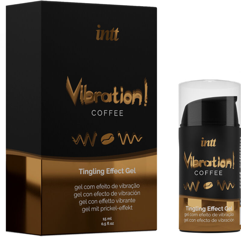 INTT - KRAFTVOLLES INTIM-STIMULANS-VIBRATIONSGEL FLÜSSIGER KAFFEE 15ML