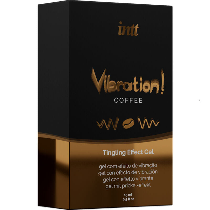 INTT - KRAFTVOLLES INTIM-STIMULANS-VIBRATIONSGEL FLÜSSIGER KAFFEE 15ML