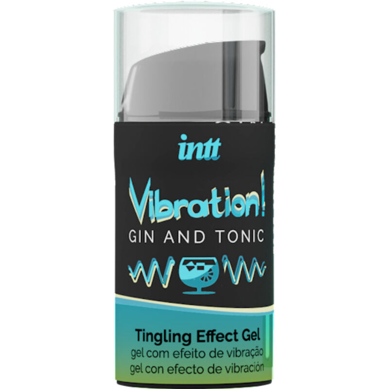 INTT - KRAFTVOLLES INTIMES STIMULATIONSMITTEL VIBRIERENDES FLÜSSIGE GEL GIN & TONIC 15ML