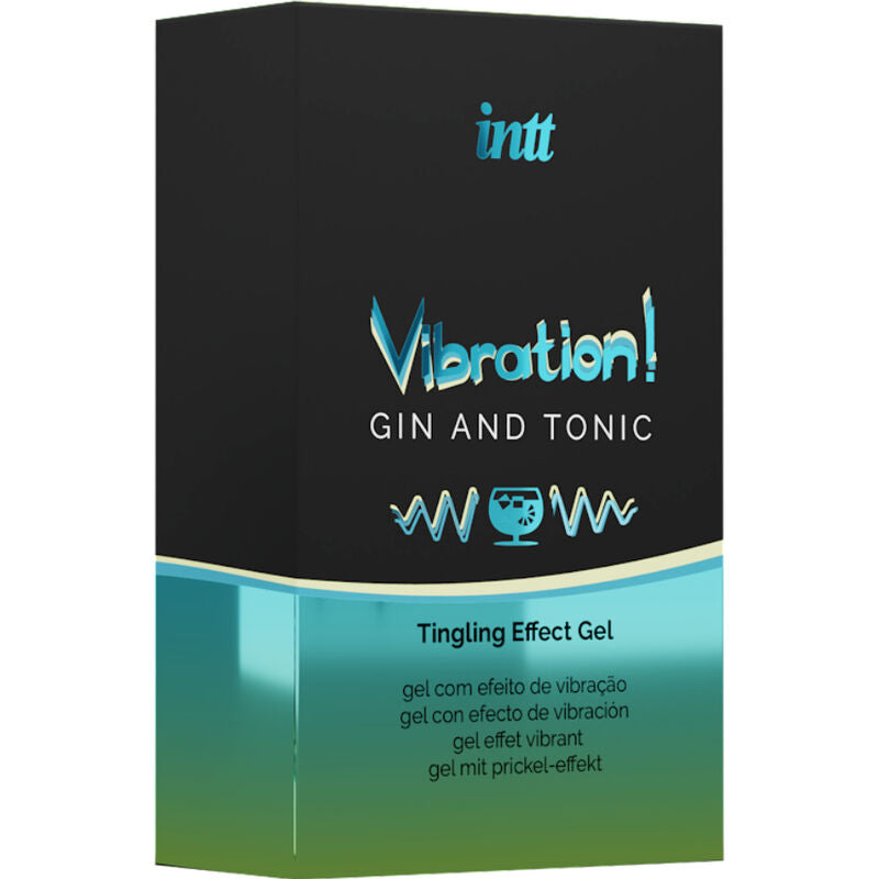 INTT - KRAFTVOLLES INTIMES STIMULATIONSMITTEL VIBRIERENDES FLÜSSIGE GEL GIN & TONIC 15ML