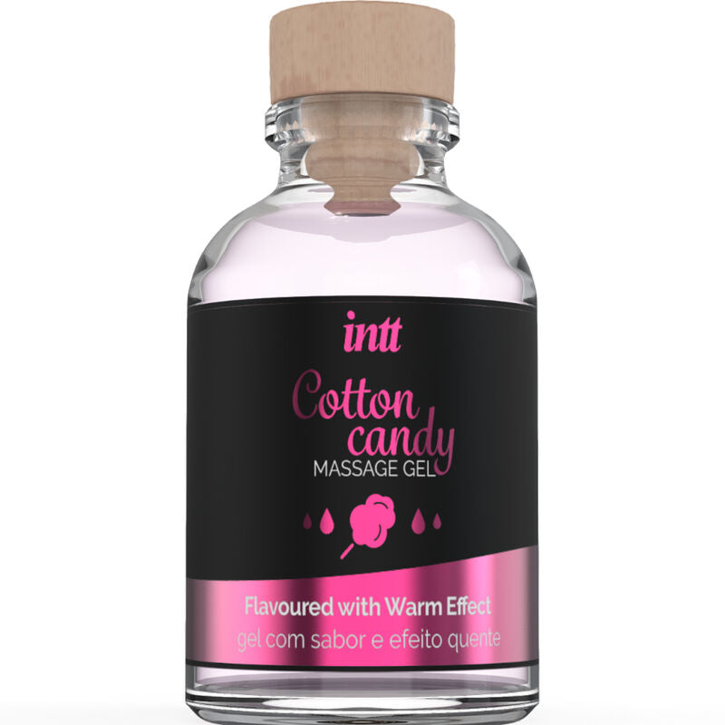 INTT MASSAGE & ORAL SEX - MASSAGEGEL MIT ZUCKERWATTEGESCHMACK UND WÄRMEEFFEKT