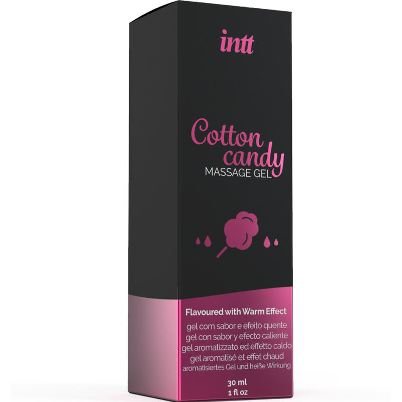 INTT MASSAGE & ORAL SEX - MASSAGEGEL MIT ZUCKERWATTEGESCHMACK UND WÄRMEEFFEKT