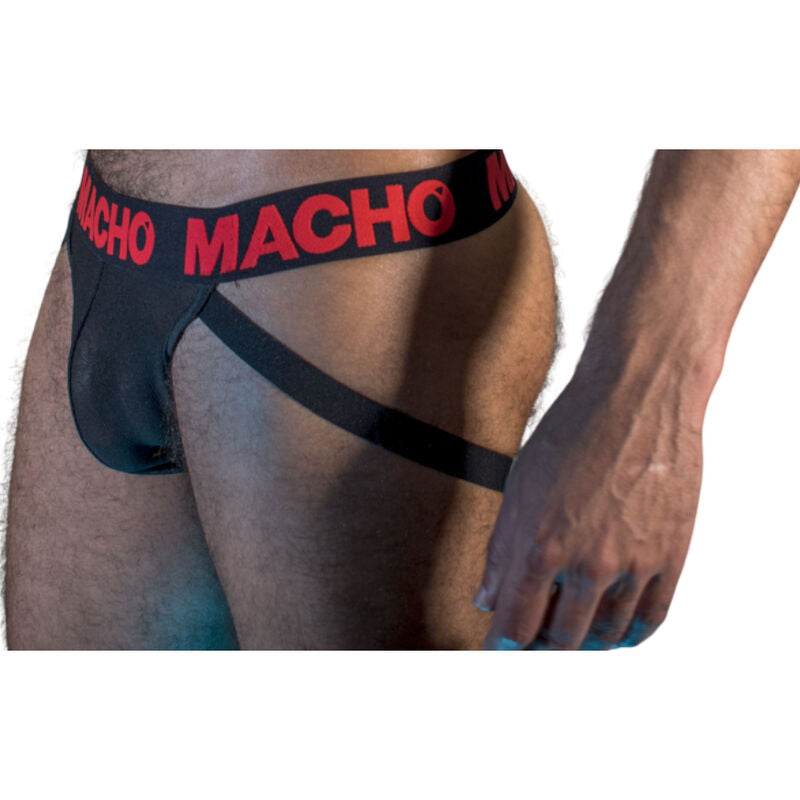 MACHO - MX26X2 JOCK NEGRO/ROJO