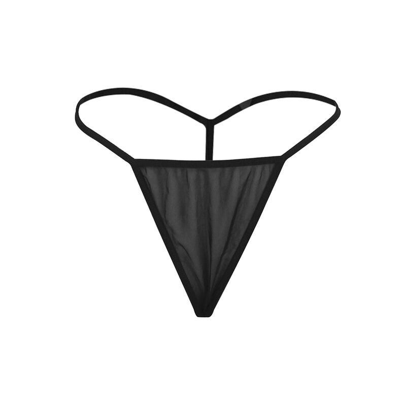 SUBBLIME - BABYDOLL TELA DE TUL DETALLE ENCAJE Y FLOR NEGRO