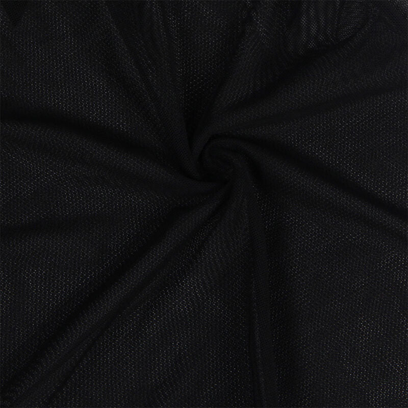 SUBBLIME - BABYDOLL TELA DE TUL DETALLE ENCAJE Y FLOR NEGRO