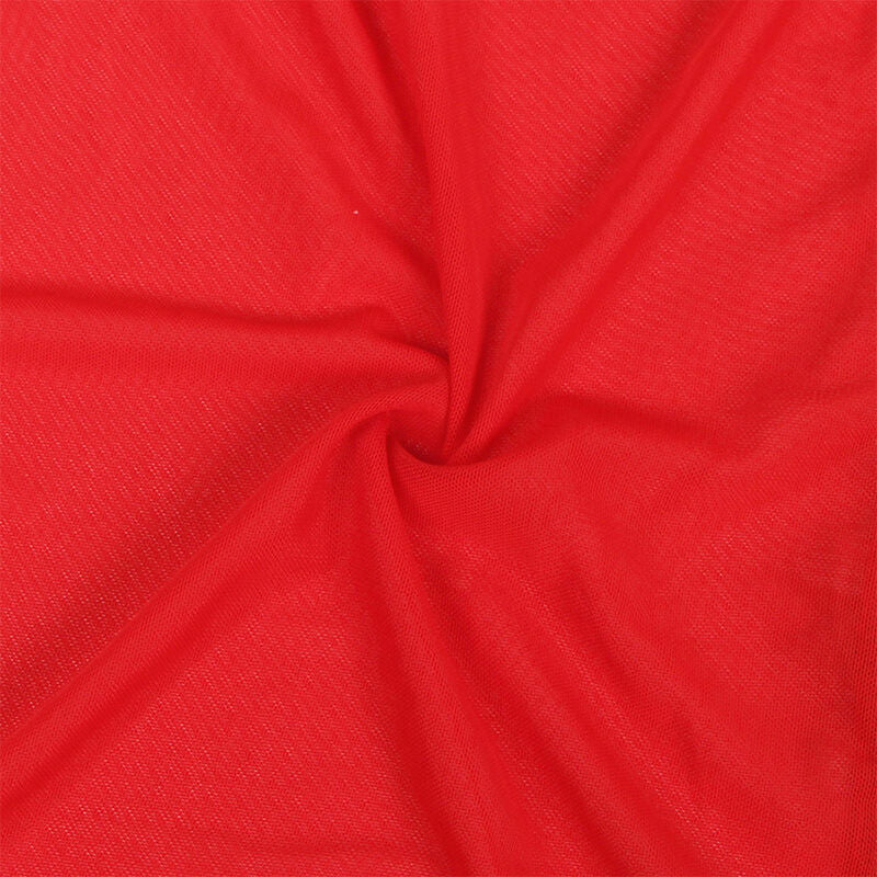 SUBBLIME - BATA TELA TRANSPARENTE DETALLE ENCAJE ROJO