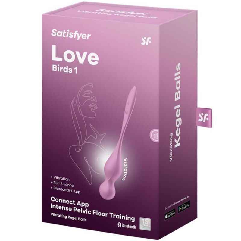 SATISFYER - LOVE BIRDS BOLAS KEGEL VIBRADORAS