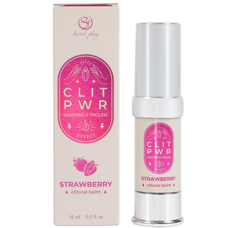 SECRET PLAY - CLIT PWR BALSAMO DE CLITORIS DE FRESA
