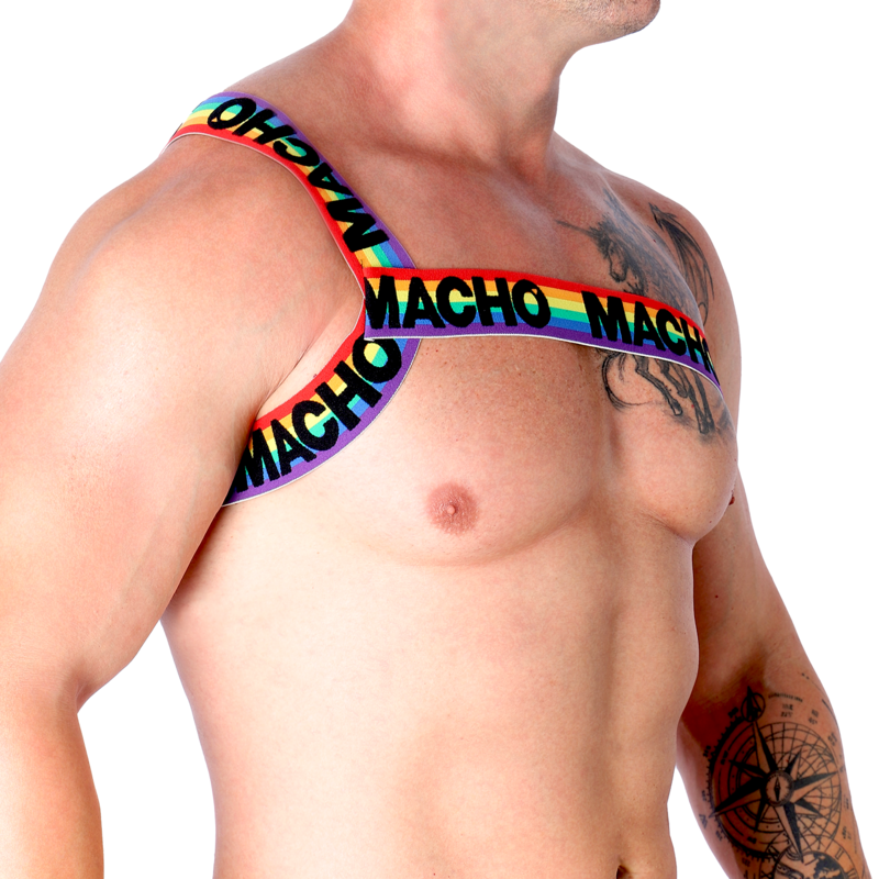 MACHO - ARNÉS ROMANO ROJO