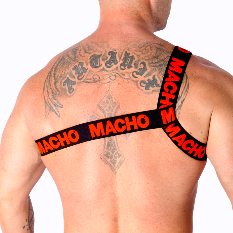 MACHO - ARNÉS ROMANO ROJO
