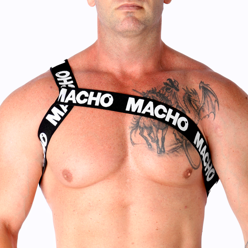 MACHO - ARNÉS ROMANO ROJO