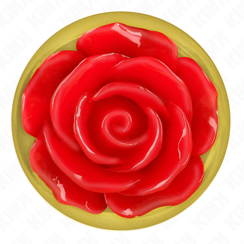 KINK - PLUG ANAL DORADO ROSA ROJA