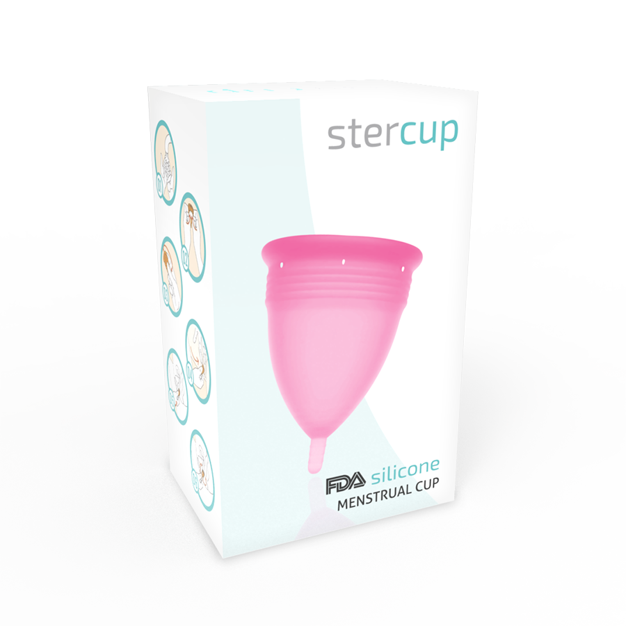 STERCUP - COPA MENSTRUAL FDA SILICONA - TALLA S