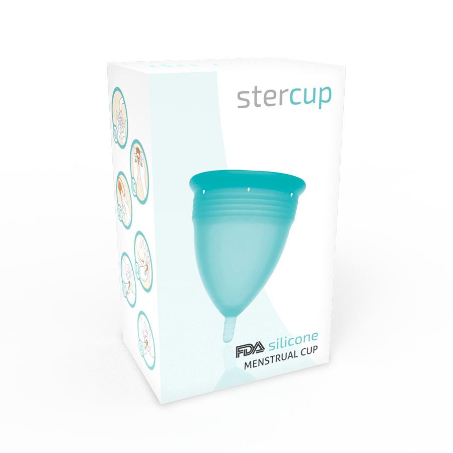 STERCUP - COPA MENSTRUAL FDA SILICONA - TALLA S