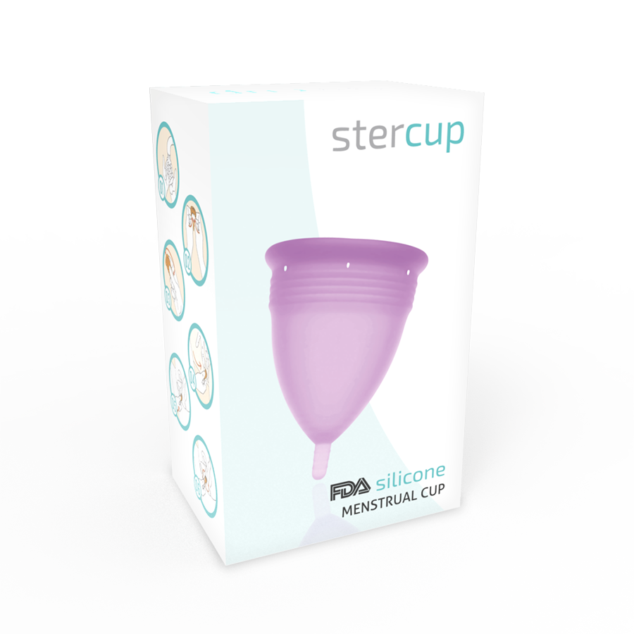STERCUP - COPA MENSTRUAL FDA SILICONA - TALLA S