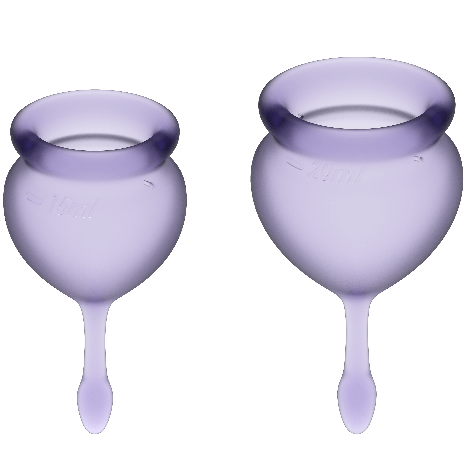 SATISFYER - FEEL GOOD KIT COPA MENSTRUAL 15 + 20 ML