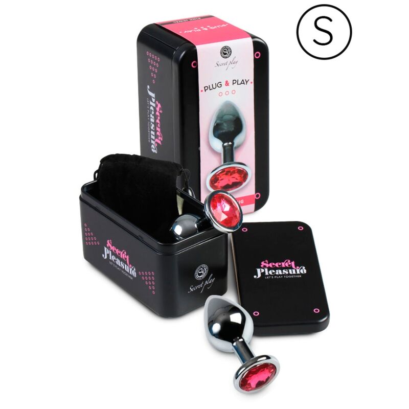 SECRETPLAY - PLUG ANAL ALUMINIO FUCSIA S