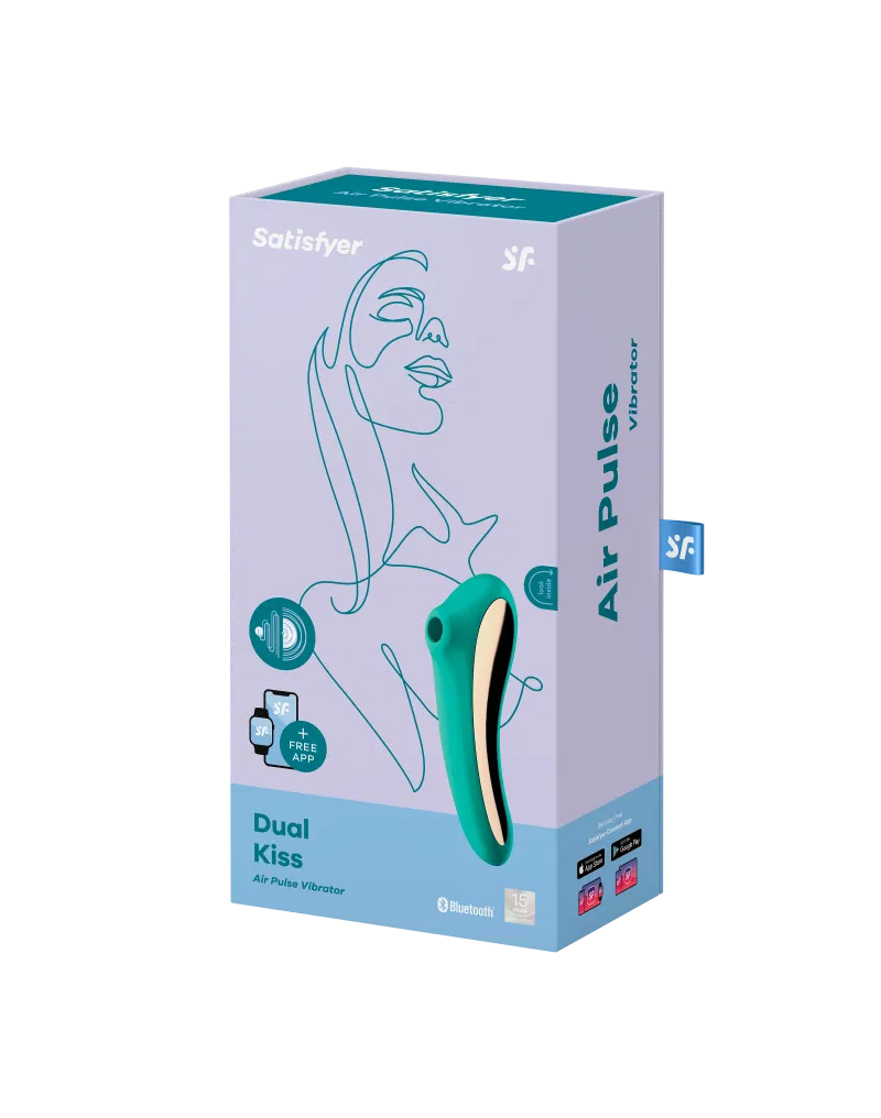 SATISFYER - DUAL KISS ESTIMULADOR CLITORIS