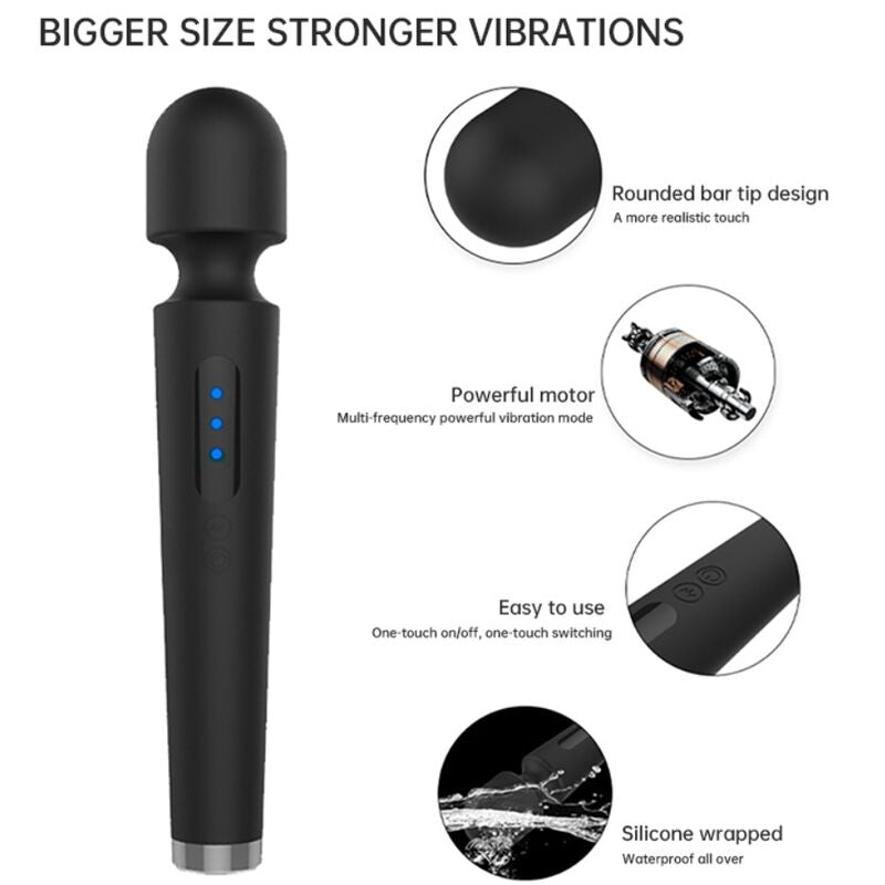 ARMONY - X POWER LARGE MASAJEADOR & VIBRADOR 7 VIBRACIONES