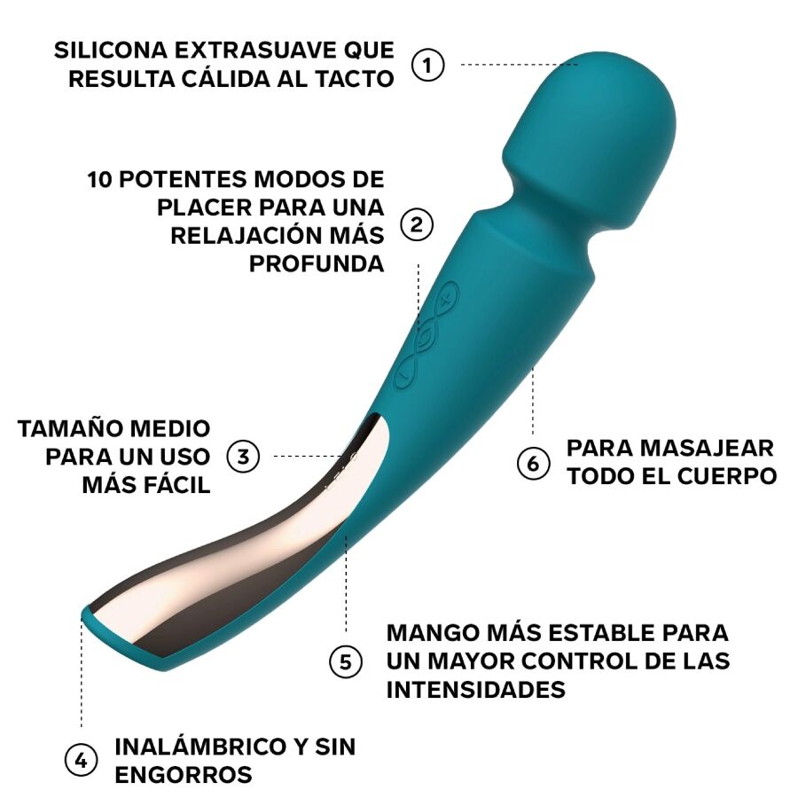 LELO - MASAJEADOR SMART MEDIUM WAND 2