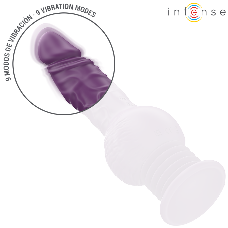 INTENSE - TATUM VIBRADOR MULTIFUNCIÓN CON VIBRACIÓN UP AND DOWN 24 CM