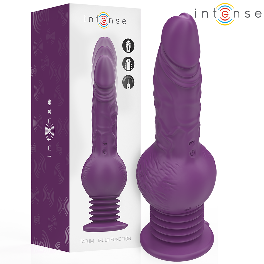 INTENSE - TATUM VIBRADOR MULTIFUNCIÓN CON VIBRACIÓN UP AND DOWN 24 CM