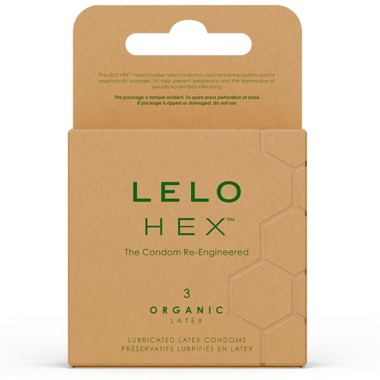 LELO - HEX ORGANIC PRESERVATIVO CAJA 3 UDS