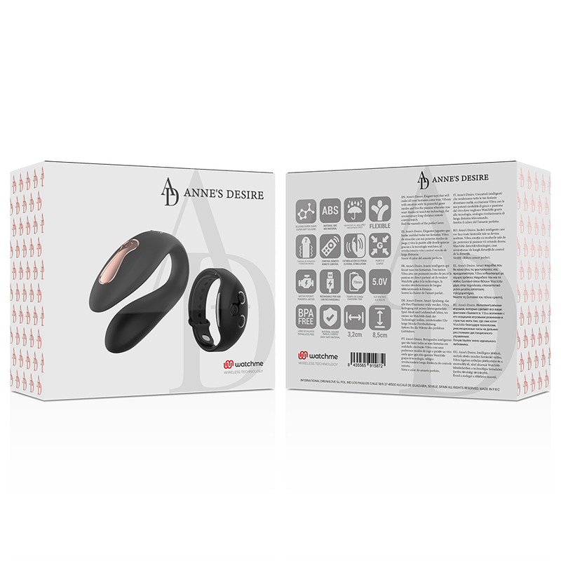 ANNE'S DESIRE - DUAL PLEASURE TECNOLOGÍA WATCHME